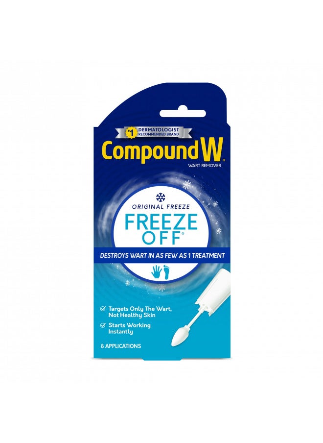 Compound W Compound W Freeze Off Remover, 8 Applications, White, 1 Count  - Image 1