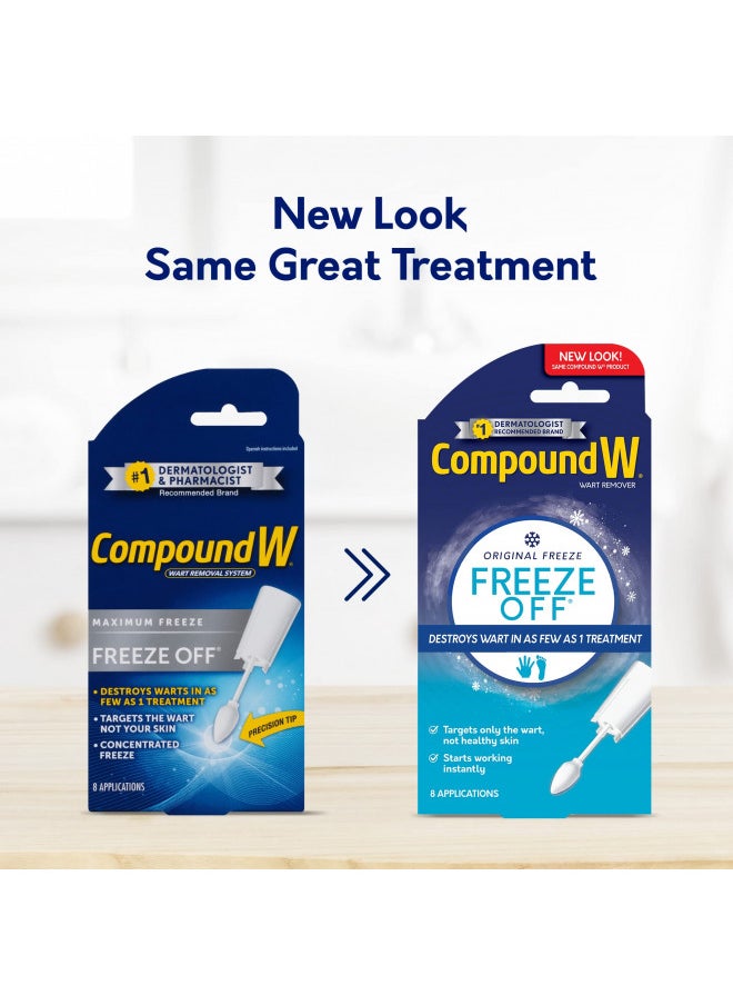 Compound W Compound W Freeze Off Remover, 8 Applications, White, 1 Count  - Image 2