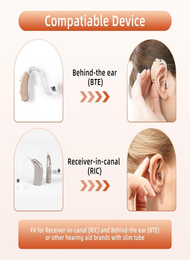 Jofi linkim 20 Counts Phonak Open 4.0 Hearing Aid Domes,Universal Open Domes for Phonak Hearing Aid Supplies (Medium) - Image 4