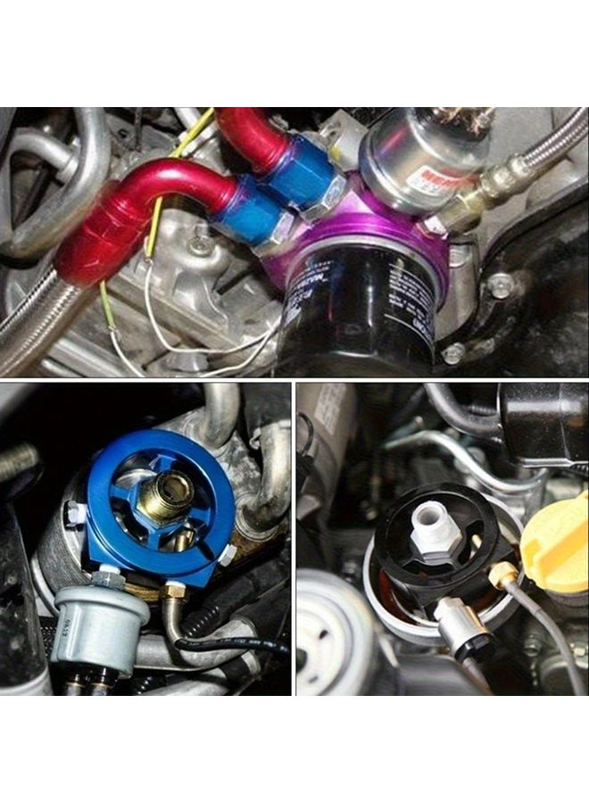 Car Oil Cooler Adapter And Sandwich Plate Adapter For Oil Filters M20 1 5 3 4 16 Black - Image 5