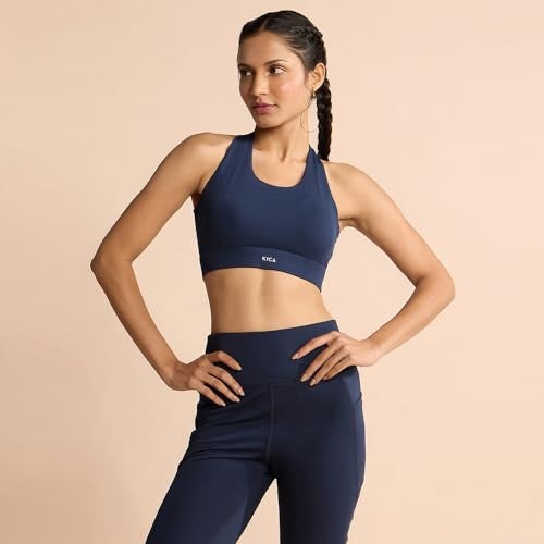 KICA Stretchable Flared Pants with Pockets Blue (XL) - Image 3
