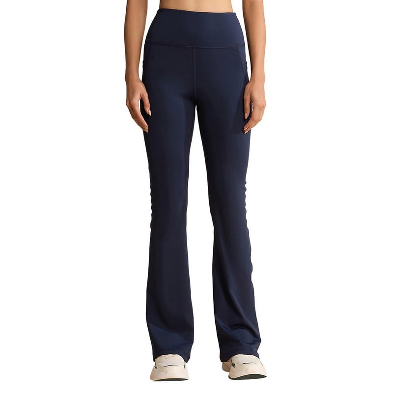 KICA Stretchable Flared Pants with Pockets Blue (XL) - Image 5