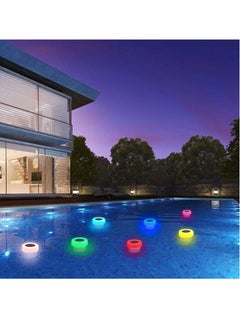 Generic Pool chlorine floater-chlorine tablet floater with solar light,floating chlorine dispenser fit 1" and 3" chlorine tabs,adjustable pool chlorinator floater,bromine floater for swimming pool spa hot tub  - Image 5