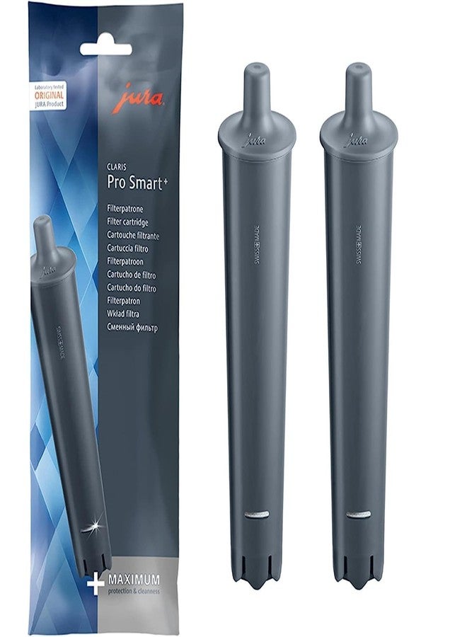 جورا فلتر مياه JURA CLARIS Pro Smart+ 25055 لأجهزة WE6 وWE8 وX6 وX8 وGIGA وX8 - طقم من قطعتين - Image 1