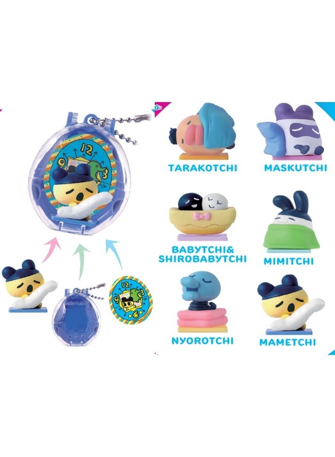 Tamagotchi Original Clip-On Case with Collectible Mini Figure, Style and Color May Vary, Each Sold Separately - Interactive Electronic Pet Toy for Kids Ages 3+ - Image 1