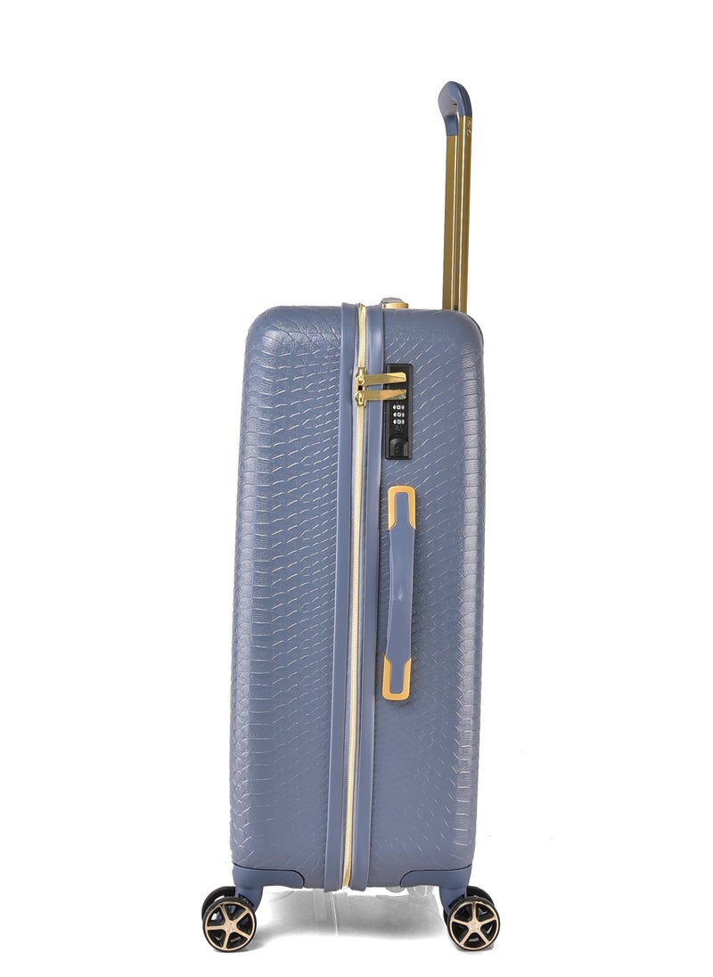 Track - TRACK Luggage set 3 pcs elegant travel bags, 28/24/20 inch, Denim Blue - Image 1