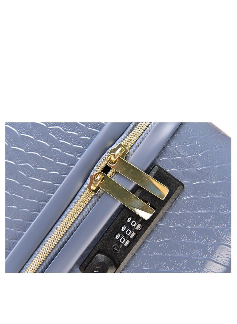 Track - TRACK Luggage set 3 pcs elegant travel bags, 28/24/20 inch, Denim Blue - Image 1