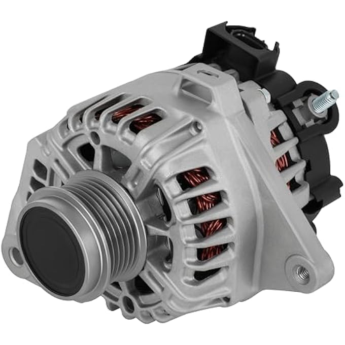 ROADFAR New Alternator Replacement for Hyundai for Elantra 2011-2017, for Hyundai for Elantra Coupe 2013-2014,for Hyundai for Elantra GT 2013-2014,for Kia for Forte 2014-2016,for Kia for Soul 2012-13 - Image 1