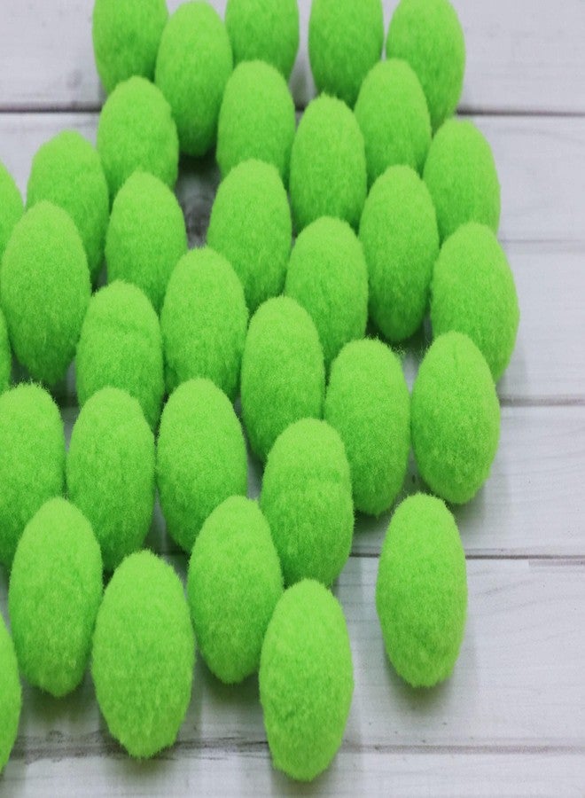 YYCRAFT Craft Pom Pom Balls 1.5 Inch Pom Poms 50pcs（Pom Size:1.5",Lime Green - Image 4