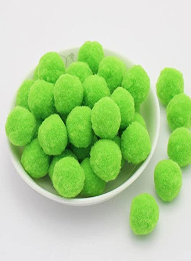 YYCRAFT Craft Pom Pom Balls 1.5 Inch Pom Poms 50pcs（Pom Size:1.5",Lime Green - Image 1