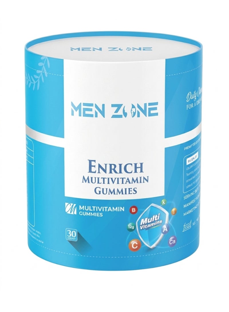 Men Zone Enrich Multivitamin Gummies 30's