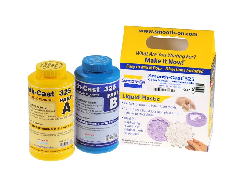 Smooth-On Smooth-Cast 325 - Ultra Low Viscosity Liquid Plastic Resin - Clear Amber - Pint Unit - Image 4