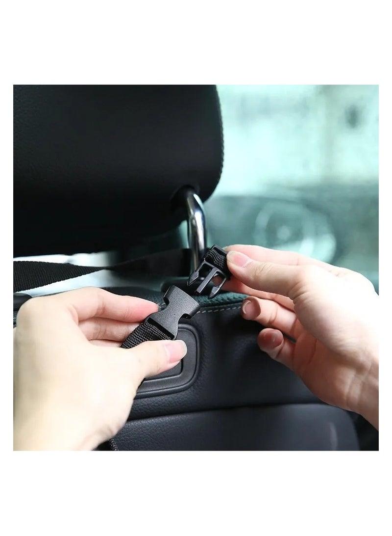 Generic Wool Cloth Trash Bbag Holder Container Hanging On The Back Seat Of A Car  - Image 3