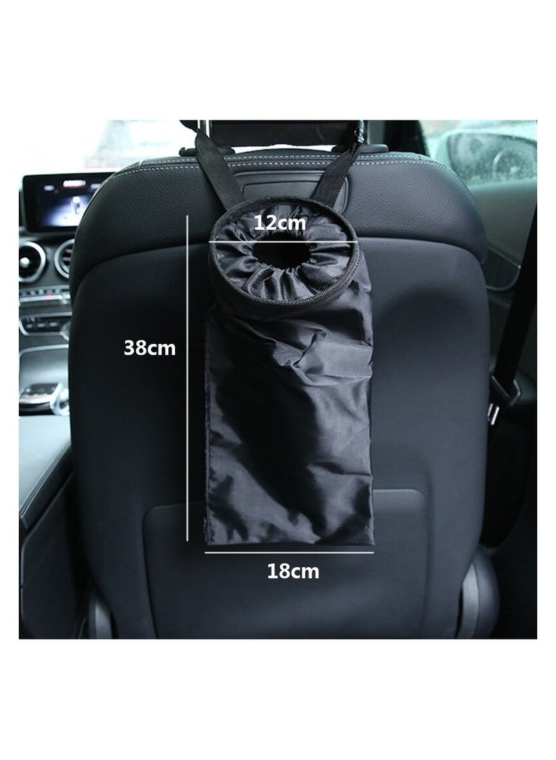Generic Wool Cloth Trash Bbag Holder Container Hanging On The Back Seat Of A Car  - Image 4