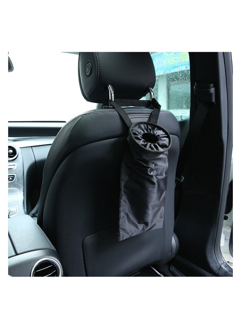 Generic Wool Cloth Trash Bbag Holder Container Hanging On The Back Seat Of A Car  - Image 5