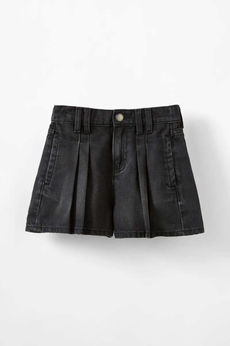 Cotton On Sarai Pleat Front Denim Short