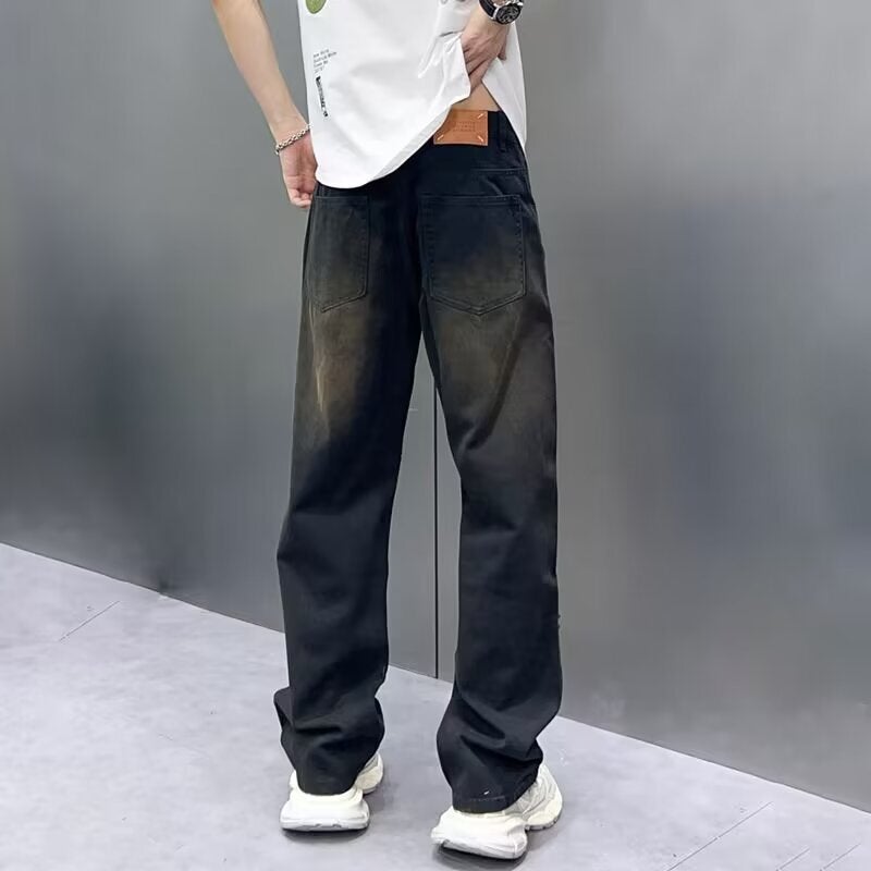 Unisex Classic Denim Jeans Loose Fit Daily Outdoor Wear - Image 3