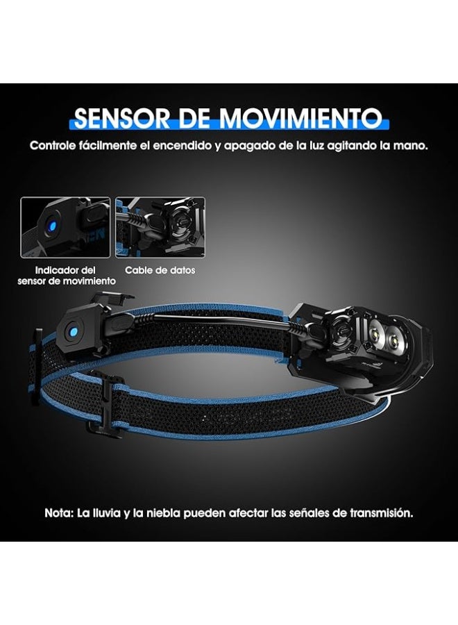 WUBEN E7 Adjustable Headlamp Bracket, Black Headlamp Strap, LED Headlamp Hand Strap for Rechargeable Headlamp Flashlight - Image 5