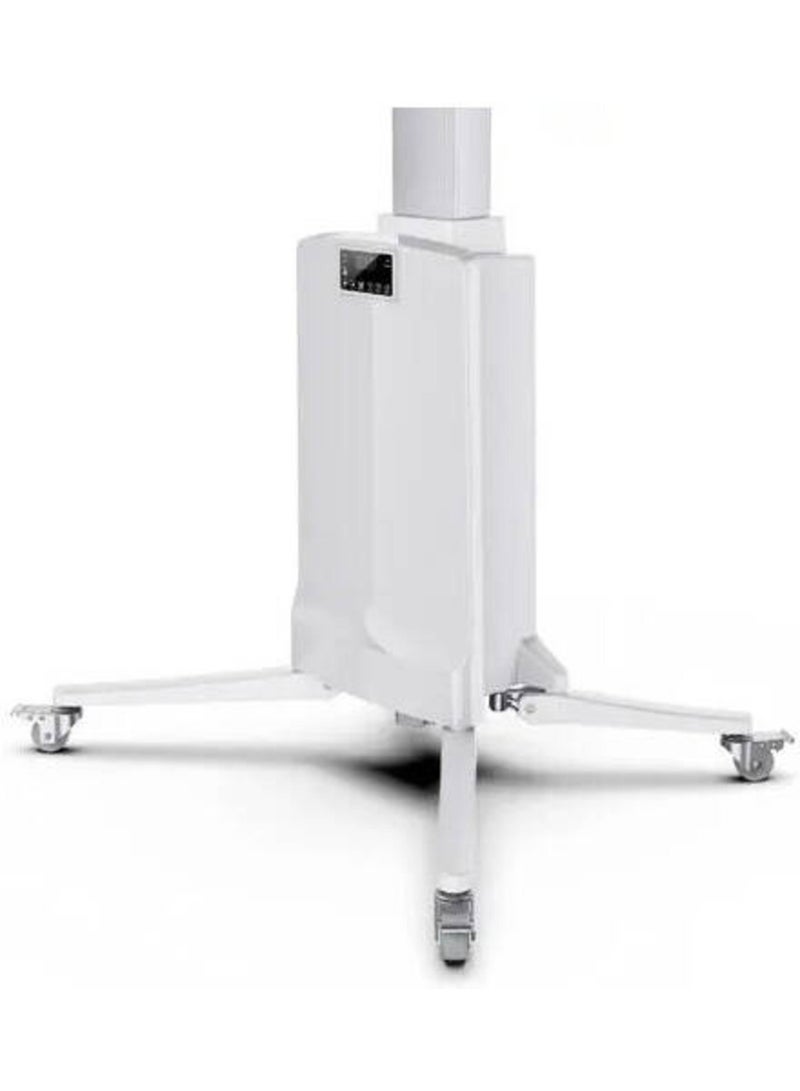 NB ERGONOMIC Motorized TV Floor Stand for 55-85 Inch LCD or LED Flat Panel TVs up to 150 lbs, Electric Height Adjustment 1200mm to 1700mm, VESA Compatible 200x200mm to 600x400mm, Mobile with Heavy-Duty Casters, White - TW85W - Image 3