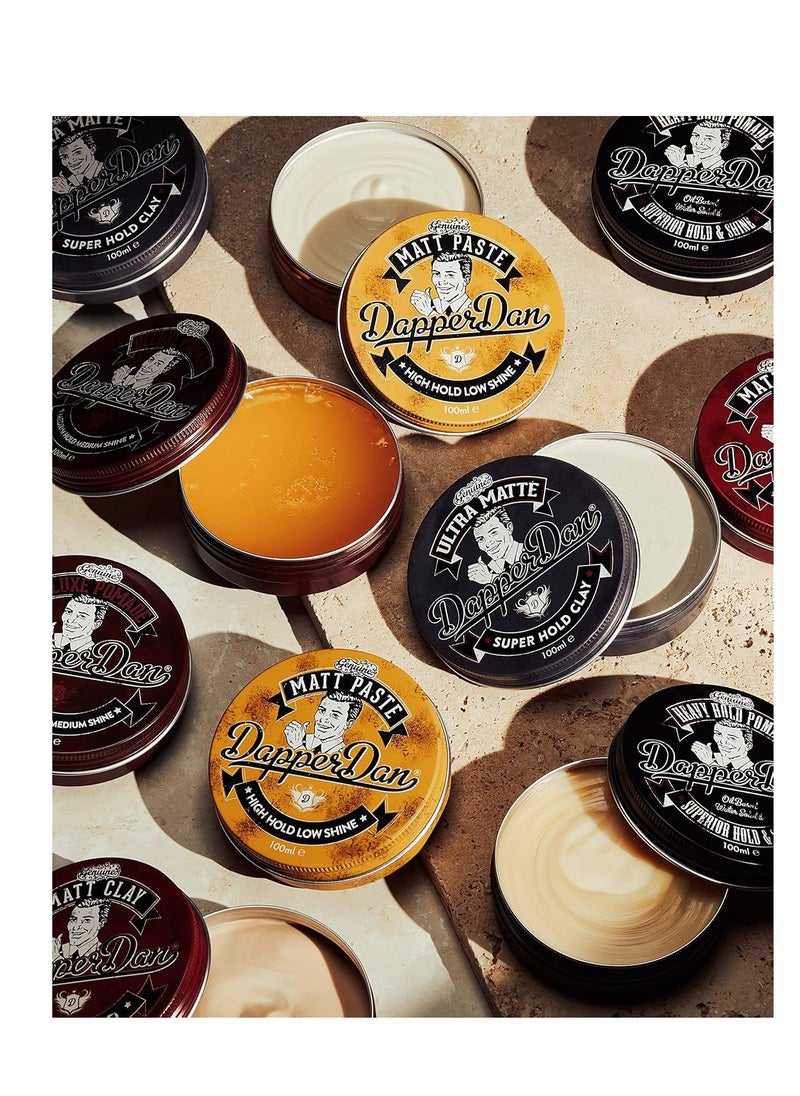 Dapper Dan Deluxe Pomade By Dapper Dan, Medium Hold Medium Shine, No Greasiness Or Flakiness, Citrus & Vanilla Fragrance 100ml  - Image 2
