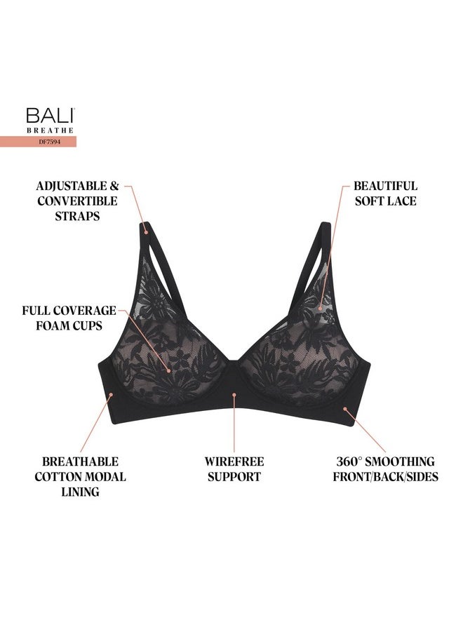 Bali Women's Breathe Modal T-Shirt, Breathable Wireless, Full-Coverage Convertible Bra, Almond - pzsku/Z80AD8921DE64A46E65FAZ/45/_/1740118650/d0f9c600-3a79-47ce-b5d4-969c2ec914e5