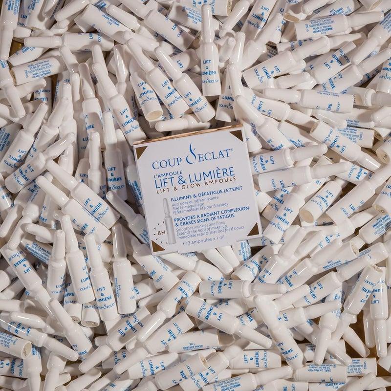 Coup D'eclat Lift & Glow Ampoules - Set of 3, 1ml Each for Radiant Complexion - Image 3