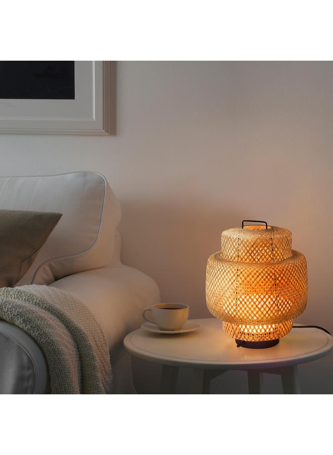 Zaboon LED table lamp, bamboo/handmade dimmable - Image 2