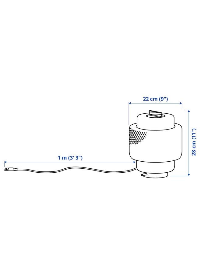 Zaboon LED table lamp, bamboo/handmade dimmable - Image 5