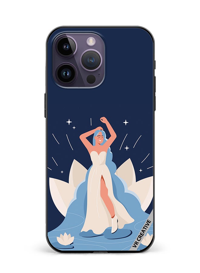 VR CREATIVE Protective Case Cover For Apple iPhone 15 Pro Beauty Fantasy Woman Design Multicolour - Image 1