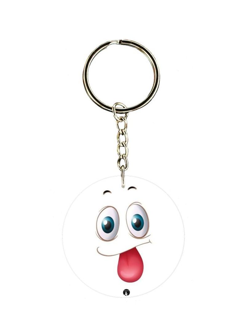 Cartoon Printed Keychain