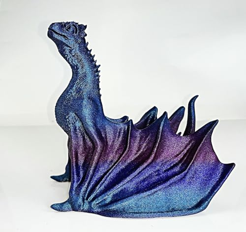 Stronghero3D خيوط طابعة ثلاثية الأبعاد Stronghero3D PLA 1.75 مم، خيوط متلألئة متلألئة، غالاكسي غليتر قوس قزح، ألوان متعددة، دقة +/-0.05 مم الوزن الصافي 1 كجم (2.2 رطل) لطابعة Bambulab P1P P1S H2D - Image 2