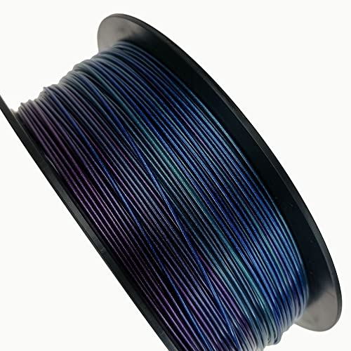 Stronghero3D خيوط طابعة ثلاثية الأبعاد Stronghero3D PLA 1.75 مم، خيوط متلألئة متلألئة، غالاكسي غليتر قوس قزح، ألوان متعددة، دقة +/-0.05 مم الوزن الصافي 1 كجم (2.2 رطل) لطابعة Bambulab P1P P1S H2D - Image 5