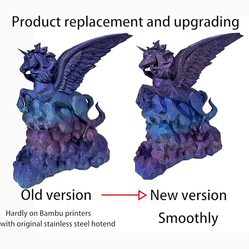Stronghero3D خيوط طابعة ثلاثية الأبعاد Stronghero3D PLA 1.75 مم، خيوط متلألئة متلألئة، غالاكسي غليتر قوس قزح، ألوان متعددة، دقة +/-0.05 مم الوزن الصافي 1 كجم (2.2 رطل) لطابعة Bambulab P1P P1S H2D - Image 4