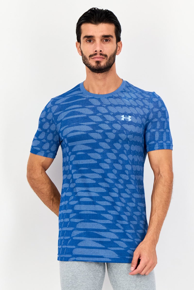 UNDER ARMOUR تي شيرت تدريب قصير الأكمام للرجال، متعدد الألوان - Image 1