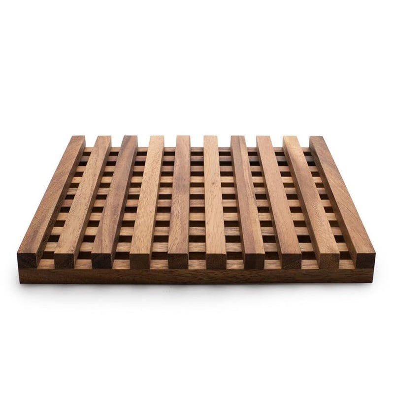 GURU JEE Handmade Wooden Trivet for Hot Dishes Pot Pan Tea Pot Holders - Image 2