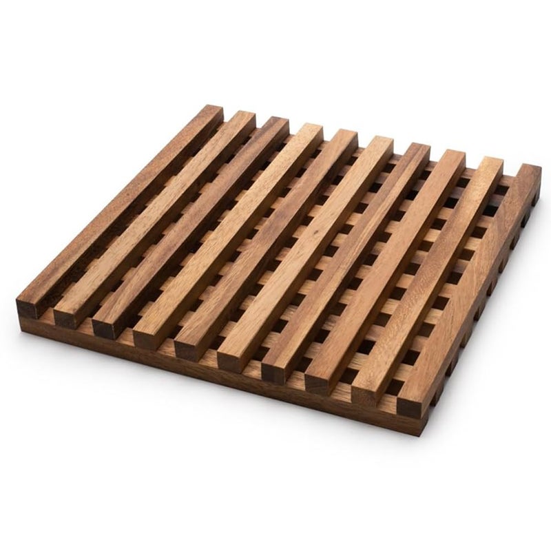 GURU JEE Handmade Wooden Trivet for Hot Dishes Pot Pan Tea Pot Holders - Image 3