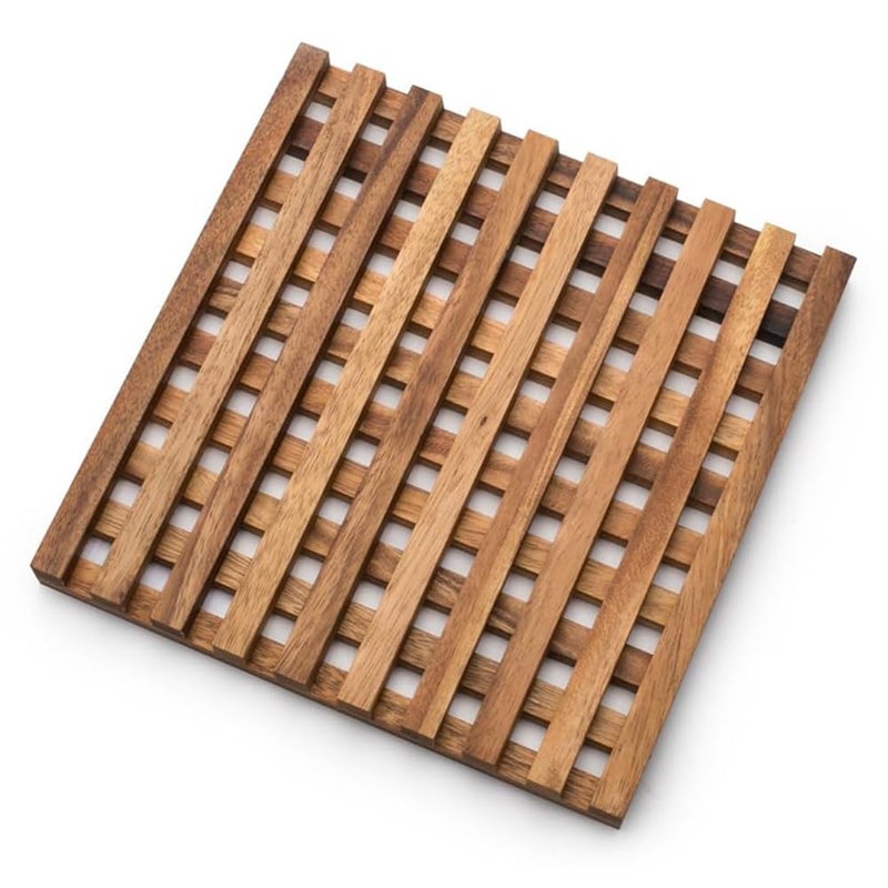 GURU JEE Handmade Wooden Trivet for Hot Dishes Pot Pan Tea Pot Holders - Image 5