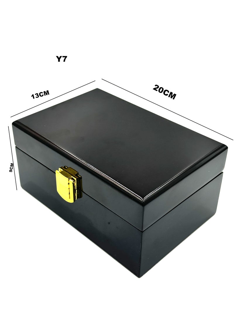 Empty wooden box empty classic wooden box Oud and oil perfume box Wooden jewellry box Gift box Storage Box Y7 - Image 3