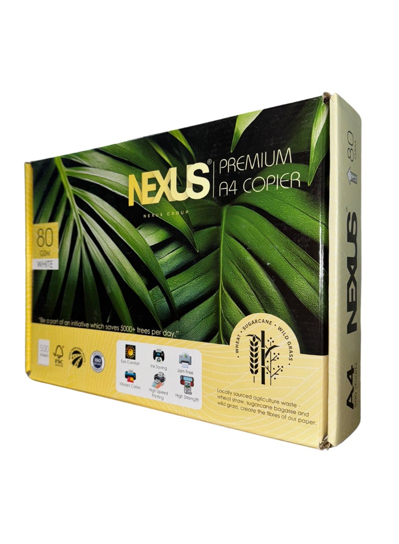 NEXUS Ecofriendly Nexus Premium A4 Paper Copier | 80 GSM | 500 Sheets - An Agro Based Paper - Image 5