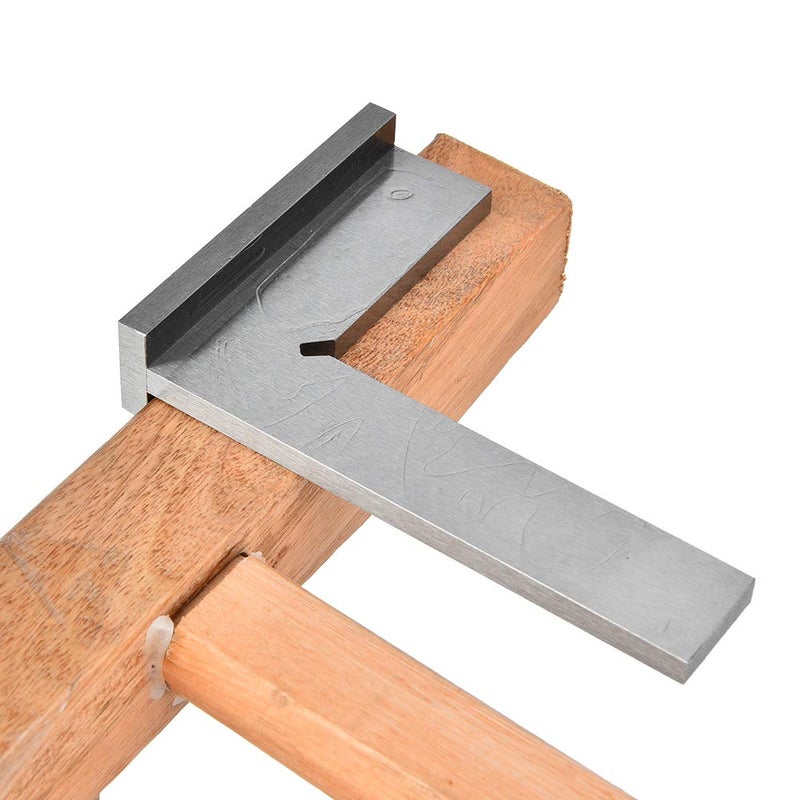 Aqxreight 90 Degree Angle Ruler Stainless Steel Engineer Machined Size 200x130mm - Image 5