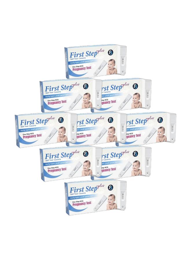 First Step حزمة x 9 اختبار الحمل HCG خطوة أولى - كاسيت خطوة واحدة - Image 1