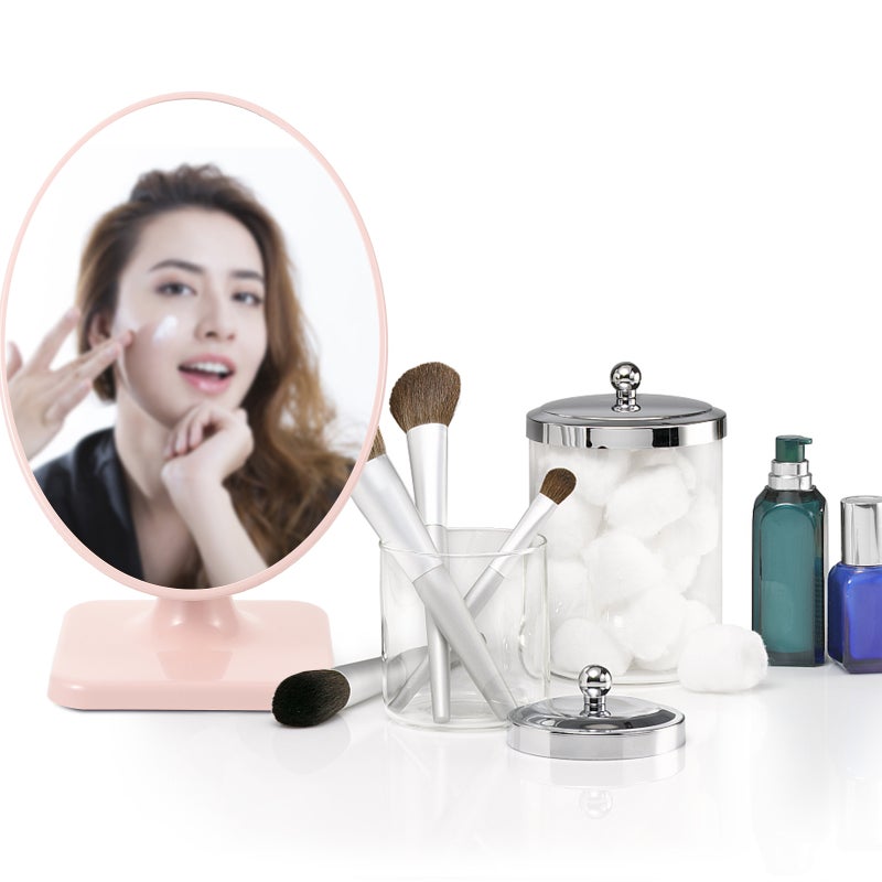💄 مرايا مكياج محمولة ومثبتة بيد مع قاعدة متينة لتفاصيل وجه واضحة - Image 5