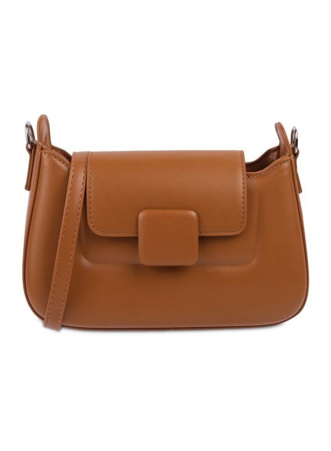 Mochi Women Tan Sling Bag (66-214) - Image 1