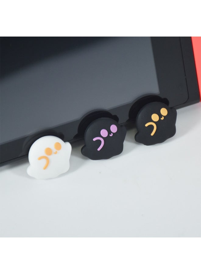 AMOGMO For Nintendo Switch Handle Game Silicone Non-slip Rocker Cap Cute Ghost Button Combination-Product Color:Combination 1 Non-returnable And Non-exchangeable  - Image 5