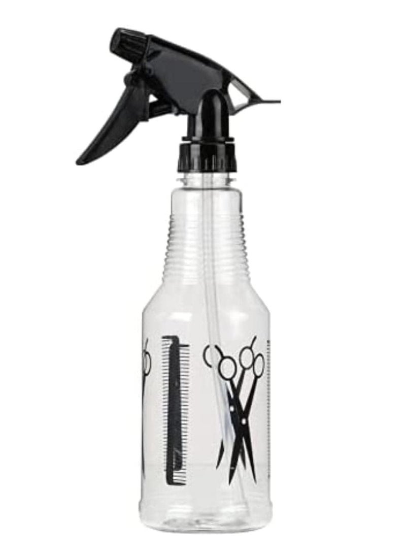 Round transparent honey barber spray 2- LY (133-2) - Image 1