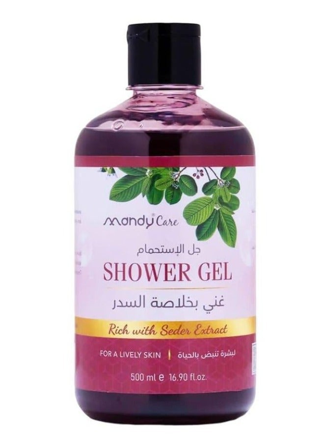 ماندي كير جل استحمام بخلاصة السدر  500 مل