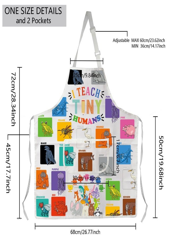MBMSO Teacher Apron - Pre-K & Kindergarten Art Apron for Teachers - Funny Gift - Image 2