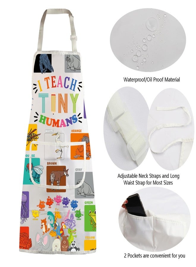 MBMSO Teacher Apron - Pre-K & Kindergarten Art Apron for Teachers - Funny Gift - Image 5