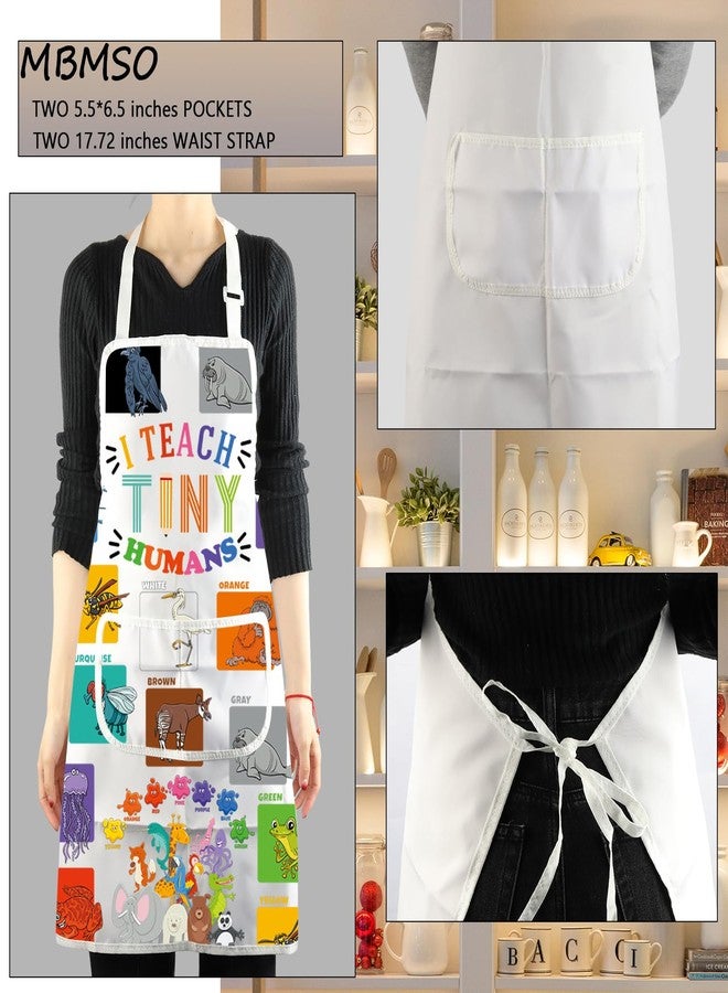 MBMSO Teacher Apron - Pre-K & Kindergarten Art Apron for Teachers - Funny Gift - Image 3