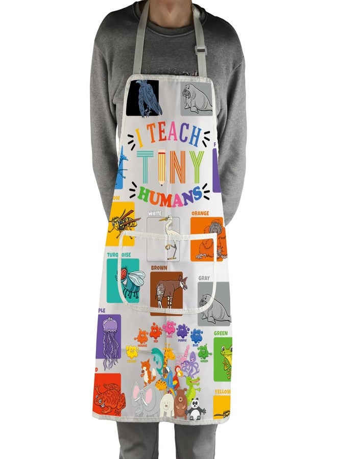 MBMSO Teacher Apron - Pre-K & Kindergarten Art Apron for Teachers - Funny Gift - Image 4